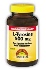 Nature Vie L-Tyrosine capsules, 500 mg, 100 Count
