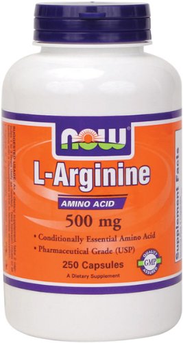 NOW Foods L-Arginine 500mg, 250 Capsules