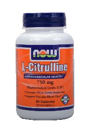 Now Foods L-citrulline 750 mg, 90 capsules (Pack de 2)