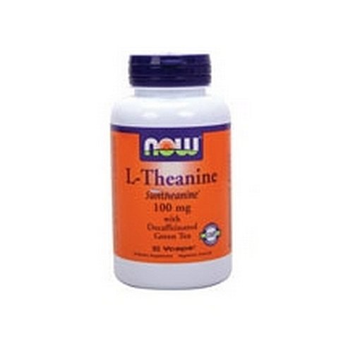 NOW Foods L-théanine, 100 mg, 90 capsules