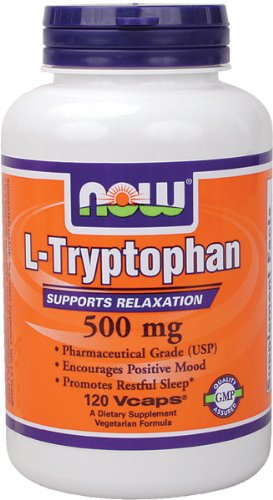 NOW Foods L-tryptophane 500 mg, 120 Vcaps