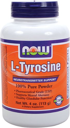 NOW Foods poudre pure Tyrosine, 4 oz