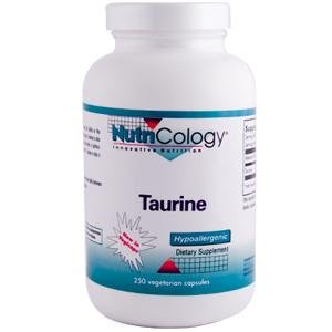 Nutricology taurine, 1000 Mg, Vegicaps, 250-Comte