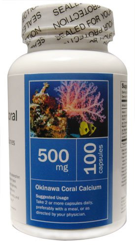 Okinawa Coral Calcium 500mg 100 Capsules de toute cette nature