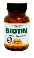 Pays High Life virilité gélules à 5 mg Biotine Végétarien, 120-Capsules