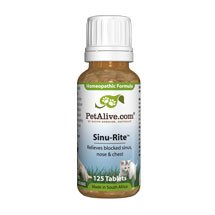 PetAlive Sinu-Rite pour les infections des sinus et des problèmes Animaux (125 comprimés)