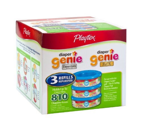 Playtex Diaper Genie recharge (810 nombre total - 3 pack de 270 chacun)