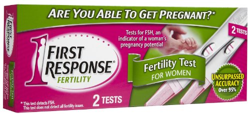 Premier test de fertilité de réponse, pour les femmes, 2 ct.