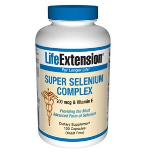 Prolongation de la vie super Sélénium 200 Capsules complexes Mcg, 100-Count