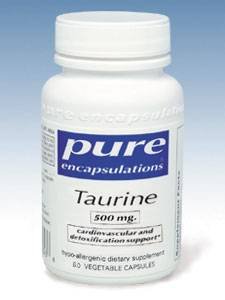 Pure Encapsulations Taurine 500 mg - 60 capsules