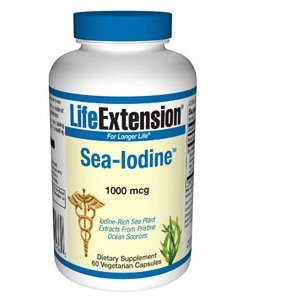 Sea Life Extension 1000 mcg Iode Veg Cap, 60-Count