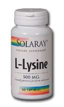 Solaray - L-Lysine W / B Vitamine C-6 et le zinc, 1000 mg, 90 tablites