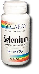 Solaray - Sélénium 50 mcg, 100 capsules
