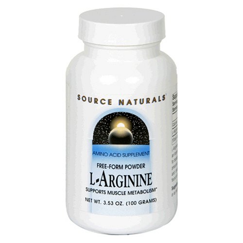 Source Naturals L-Arginine Powder, 100g (Pack de 2)