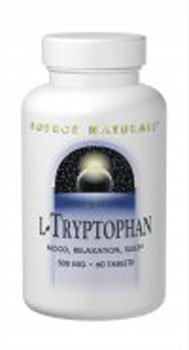 Source Naturals L-tryptophane avec la coenzyme B-6, 60 comprimés