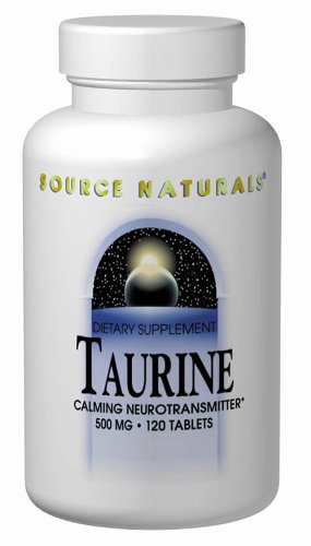 Source Naturals - Taurine 500 mg, 120 comprimés