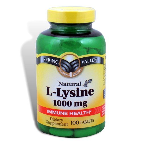Spring Valley - L-Lysine 1000 mg, 100 comprimés