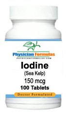 Supplément d'iode de varech mer 150 mcg, 100 comprimés - Approuvé par le Dr Ray sahélienne, MD - Pill thyroïde
