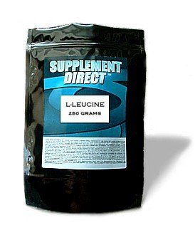 Supplément directs L-leucine en poudre 250 grammes
