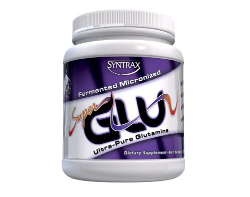 SYNTRAX Glu FM Ultra-Pure Glutamine fermentée micronisée, 1,10 lb (500 g)