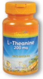 Thompson L-théanine Maxicapss Veg Capsules, 200 mg, 30 Count