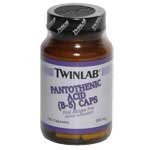 TwinLab - Acide pantothénique (B-5) Caps, 250 mg, 100 gélules