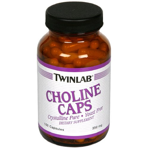 Twinlab Choline 300mg Caps, 100 Capsules (Pack de 3)