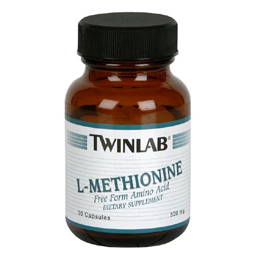 Twinlab L-méthionine 500mg, 30 capsules (Pack de 6)