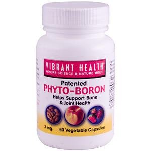 Vibrant Santé Phyto-Boron, 3 Mg, Vegicaps, 60-Count