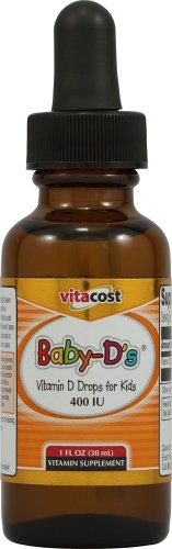 Vitacost Bébé-D liquide gouttes de vitamine D de 400 UI 1 oz (Twin Pack)