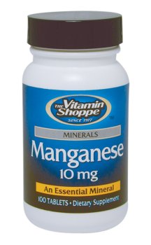 Vitamin Shoppe - manganèse, 10 mg, 100 comprimés