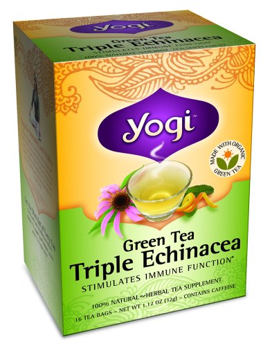 Yogi Tea - Thé vert Triple Echinacea, 16 sacs