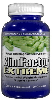 Facteur Slim Extreme - 60 Capsules Herbal Diet Complexe thermogénique Fat Burner lécithine de ginseng