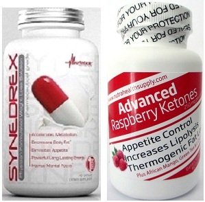 Synedrex 45 caps + Framboise cétones avancée 60 Caps-thermogéniques métaboliques Pills Weight Loss Accelerator