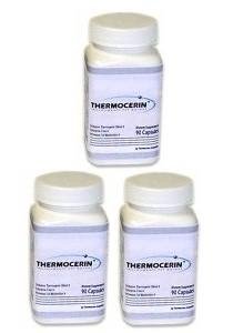 Thermocerin (3) thermogénique brûleur de lipides puissant (3) Bouteilles 90 capsules par bouteille