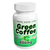 Vert 800mg d'extrait de café, la meilleure qualité, 120 capsules, de perte de poids naturel, 50% d'acide chlorogénique, 800mg par portion