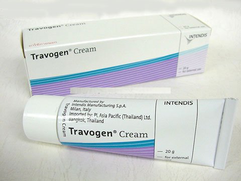 3 Pack Travogen crème anti-inflammatoire antibactérien antifongique 5 grammes