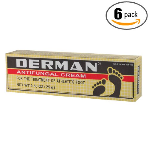 6pk - Derman - Crème Antifongique - 0.88 oz