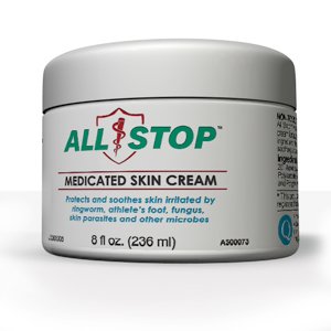 All Stop antifongique, antiparasitaire crème médicamentée pour la peau - 8 Oz