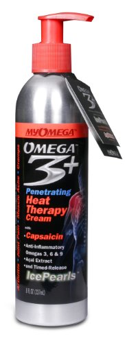 Douleur Myomega secours Thérapie par la chaleur Cream - La capsaïcine Based Anti-inflammatoire Crème topique. 8 oz