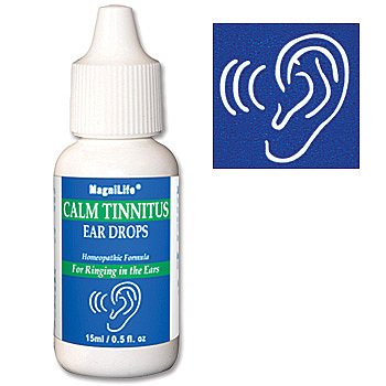 MagniLife Calme acouphènes Ear Drops Formule homéopathique pour bourdonnements dans les oreilles 15ml/0.5 fl oz