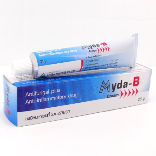 MYDA-B antifongique et anti-inflammatoire athlète 15g Crème pour les pieds