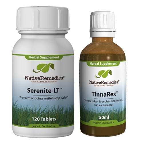 Natif Remèdes TinnaRex et Serenite-LT ComboPack