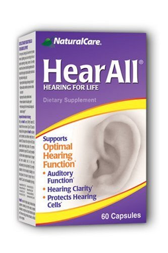 NaturalCare HearAll, supporte la fonction auditive optimale, 60 Capsules
