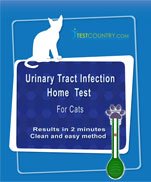 PawCheck - Instant Infection des voies urinaires (IVU) Testing Kit Accueil urine pour chats