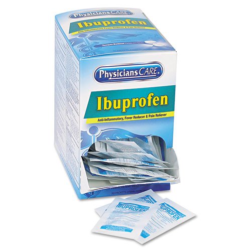 PhysiciansCare ® - anti-douleur ibuprofène, 125 Doses - Prix pour 1 Box - Anti-inflammatoire antipyrétique, et un analgésique.