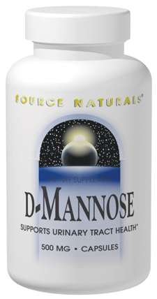 Source Naturals D-Mannose 500mg, 30 capsules