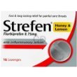 Strepsils Strefen miel d'action anti-inflammatoire & Citron 16 Pastilles