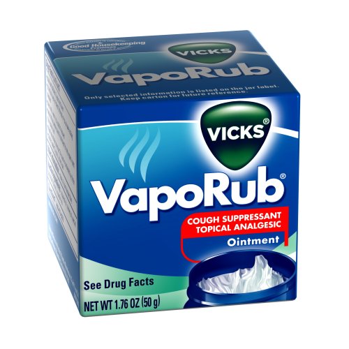 Vicks Vaporub antitussif pommade analgésique 1.76 oz (50g) (Pack de 3)