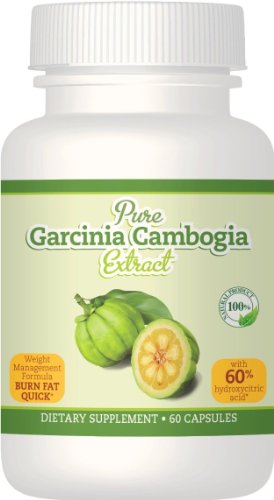 100% Pure Garcinia cambogia extrait avec HCA